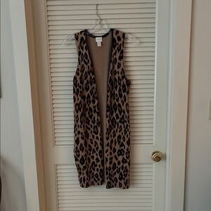Chico’s Leopard print vest